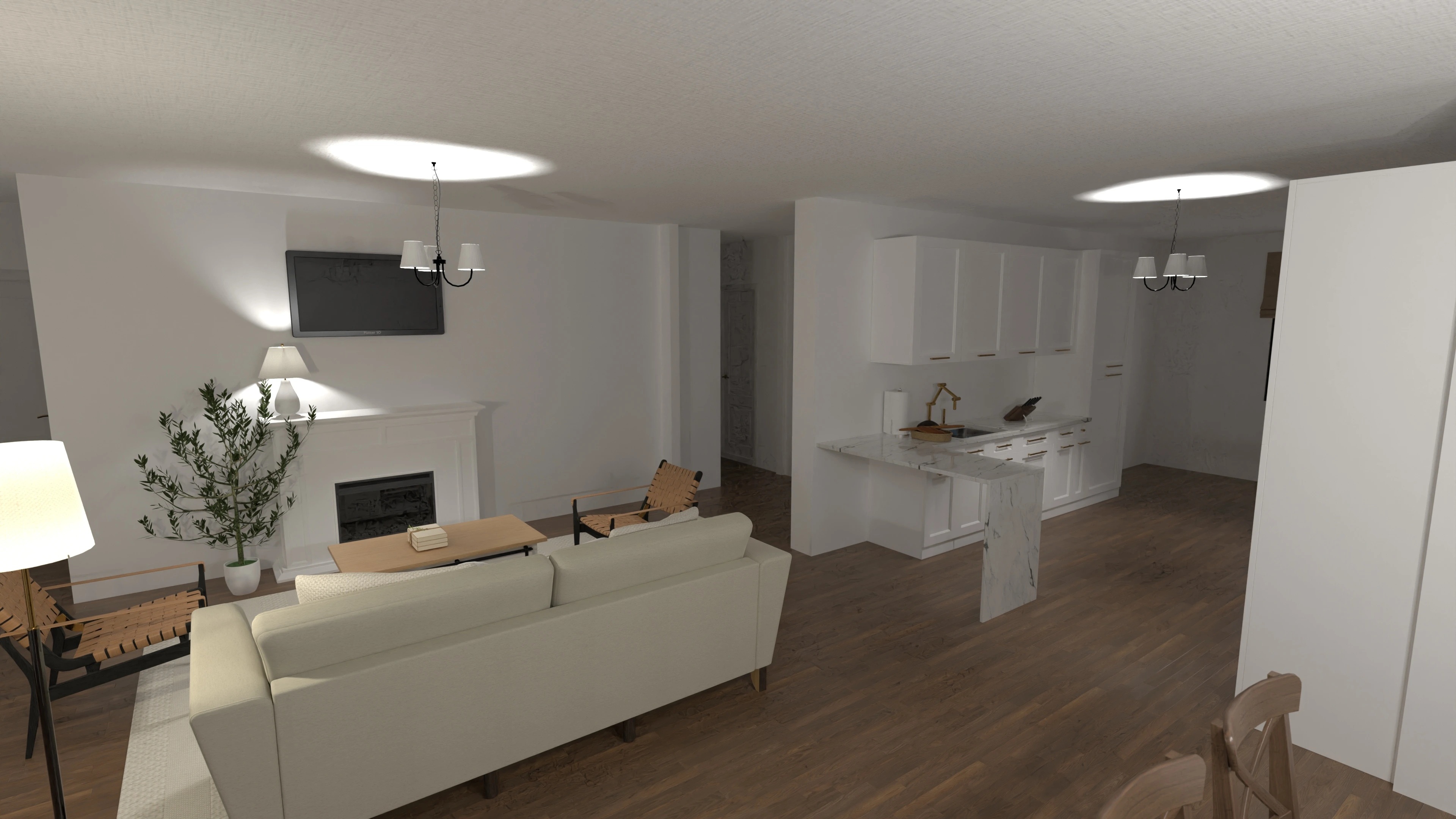 Visualization gallery - Inviting 5 Bedroom Ranch House Plan with 3.5 Baths