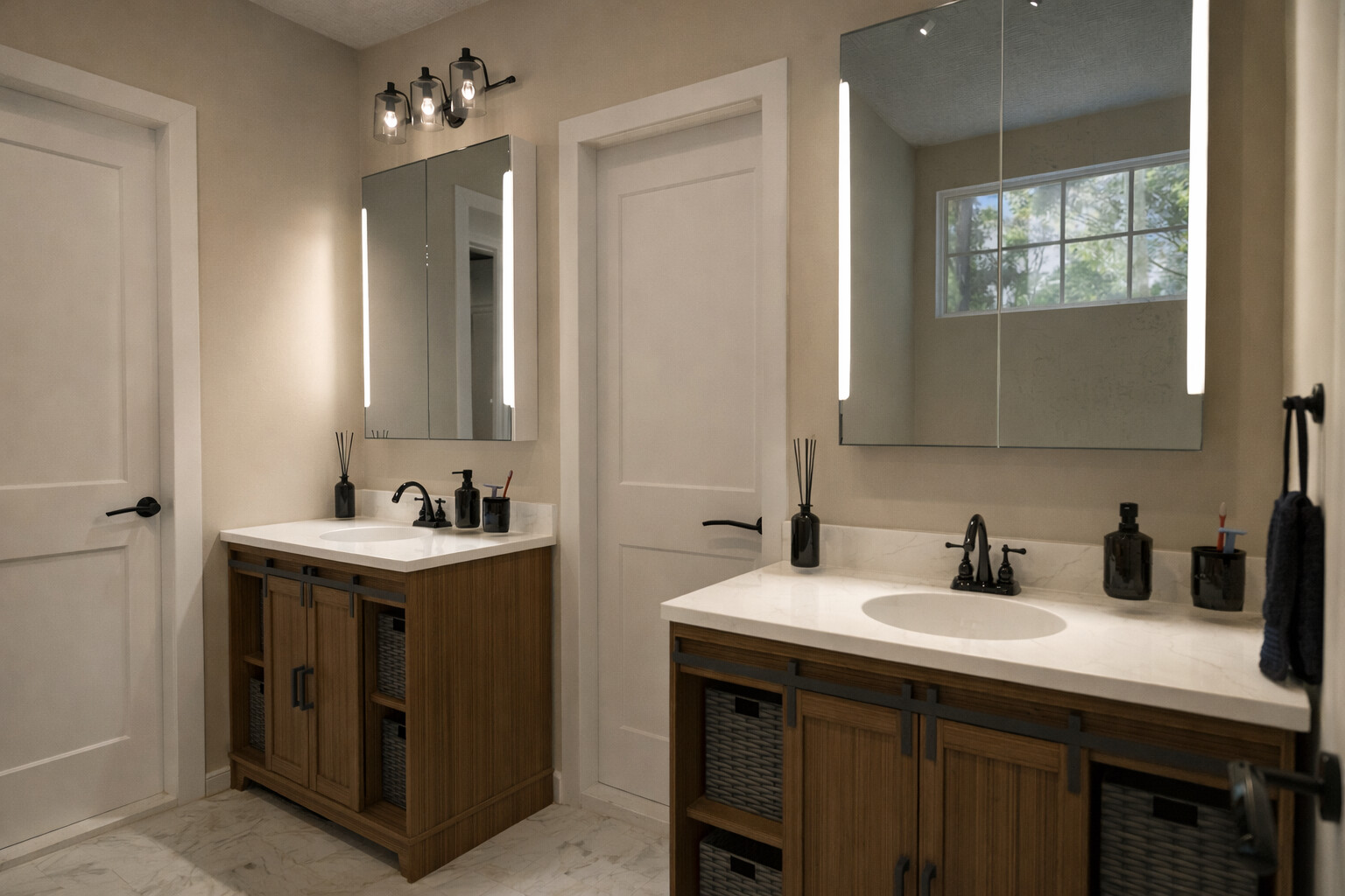 Visualization gallery - Spacious Dual-Floor House Plan — 4 Bedrooms, 236 m² (2-Car Garage)