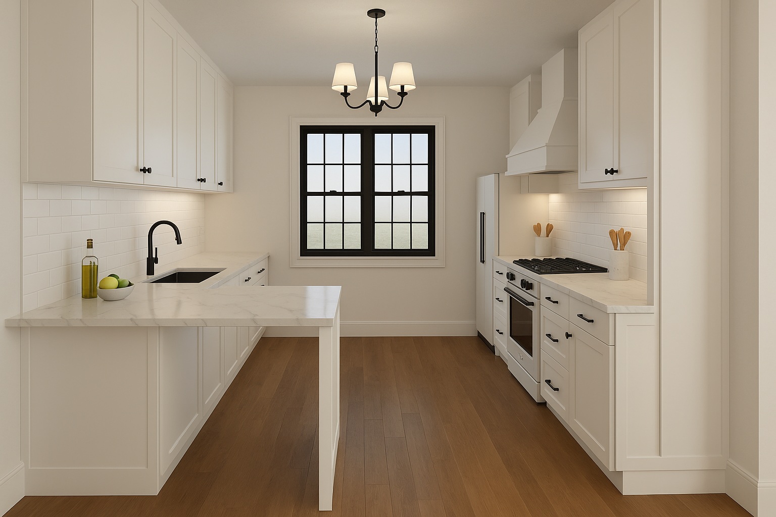 Visualization gallery - Contemporary 4 Bedroom Single-Story Family House Plan (193 m²)