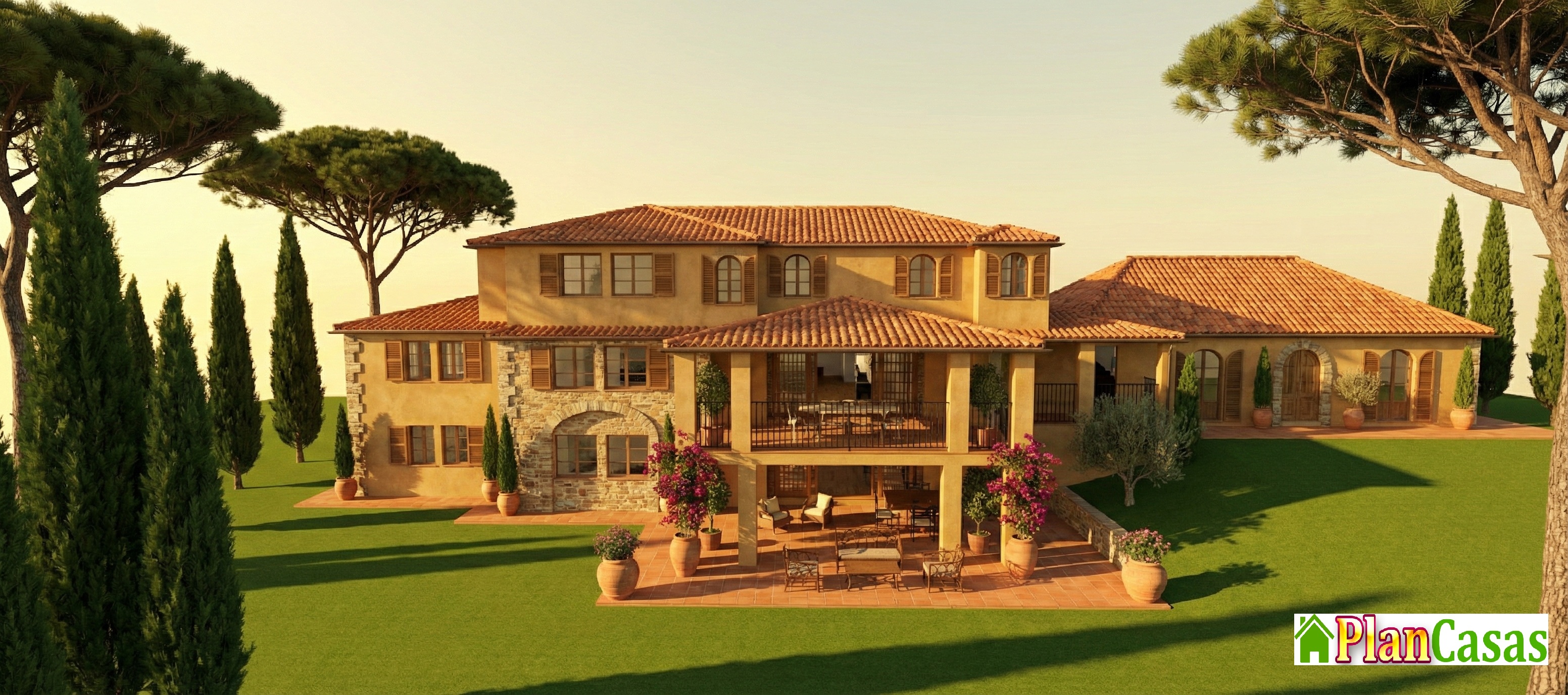 Grand Three-Story Estate House Plan — 6 Bedrooms, 8 Baths, 847 m² (9,117 sq ft)