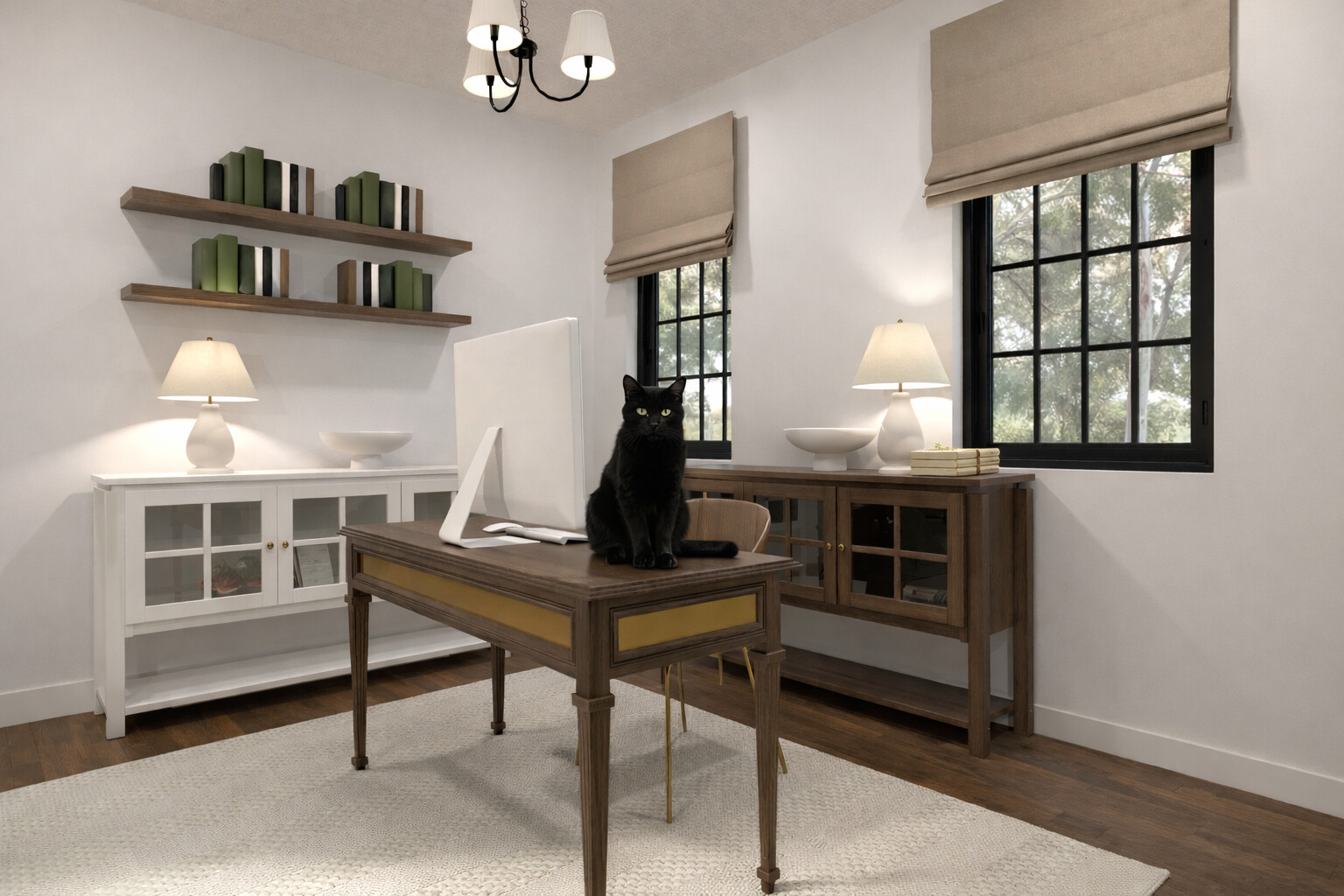 Visualization gallery - Stylish Two-Story Luxury Home Plan — 5 Bedrooms, 5.5 Baths, 356 m² (1-Car Garage)