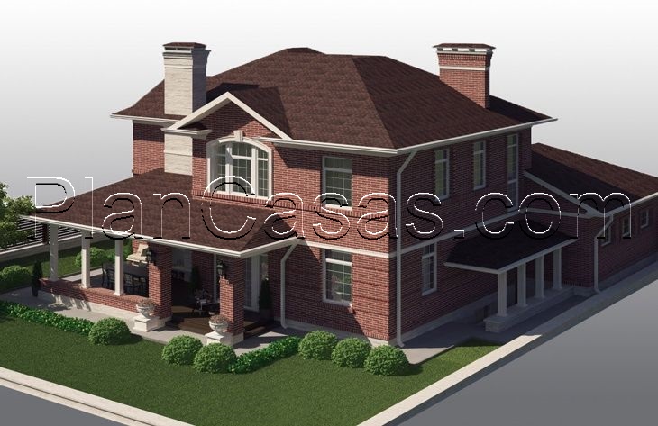 Visualization gallery - Two storey cottage