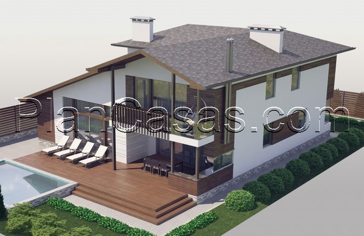 Visualization gallery - Two storey cottage
