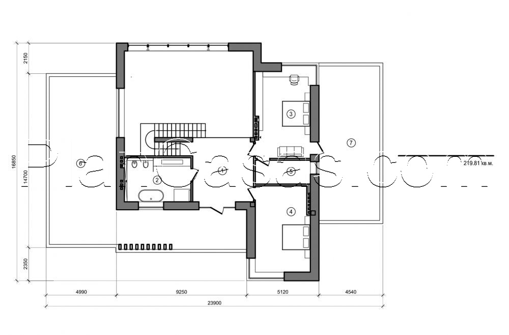 Visualization gallery - Two storey house