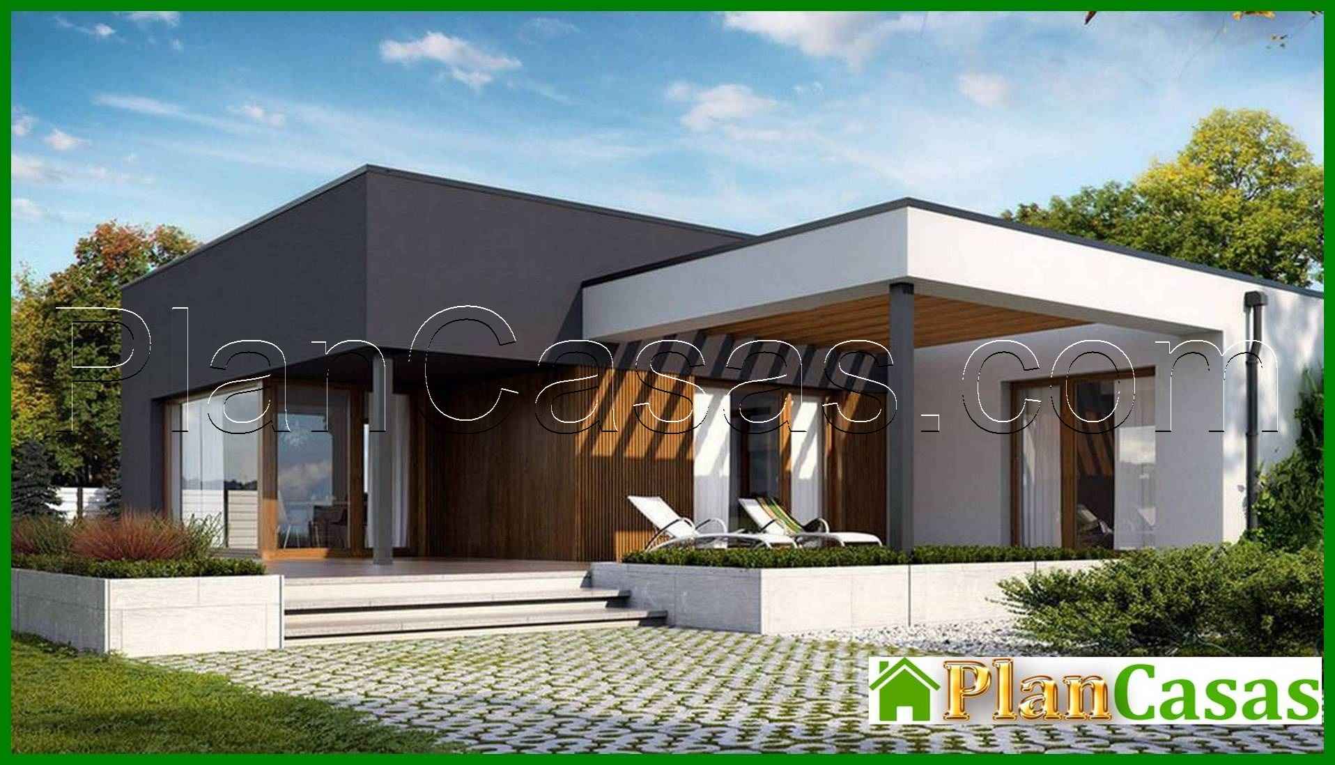 Visualization gallery - Elegant one-story modern house