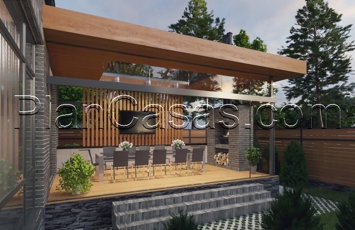 Visualization gallery - One storey house