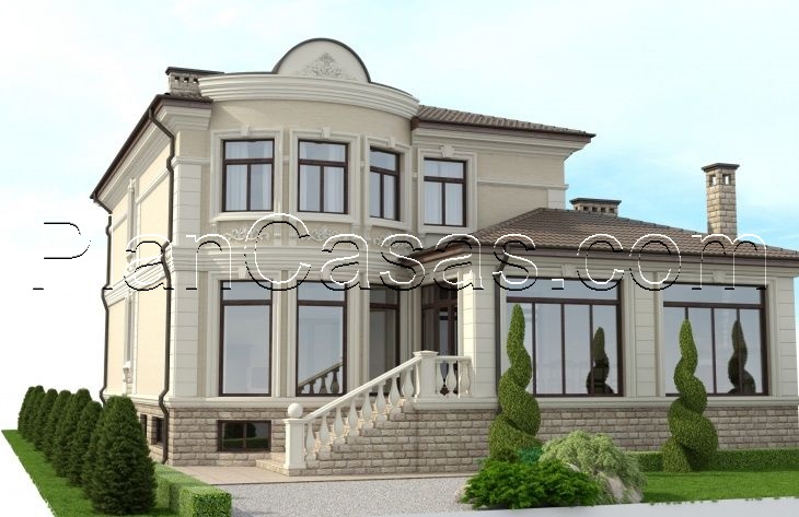 Visualization gallery - Two storey mansion