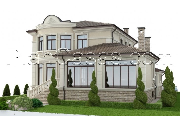 Visualization gallery - Two storey mansion