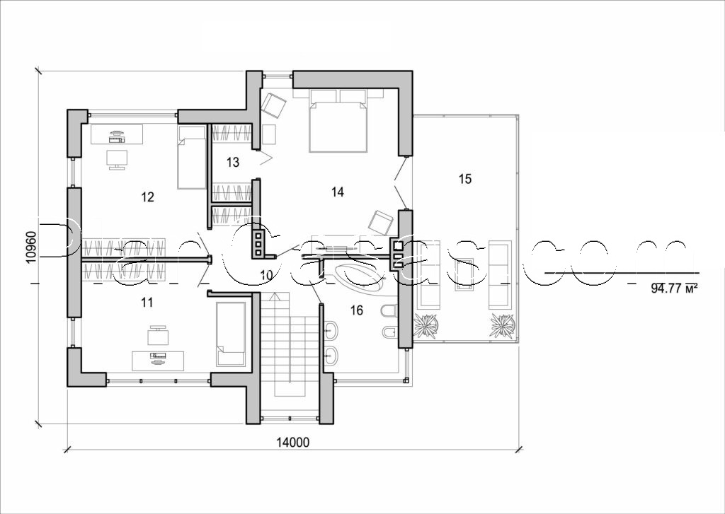 Visualization gallery - Two storey house