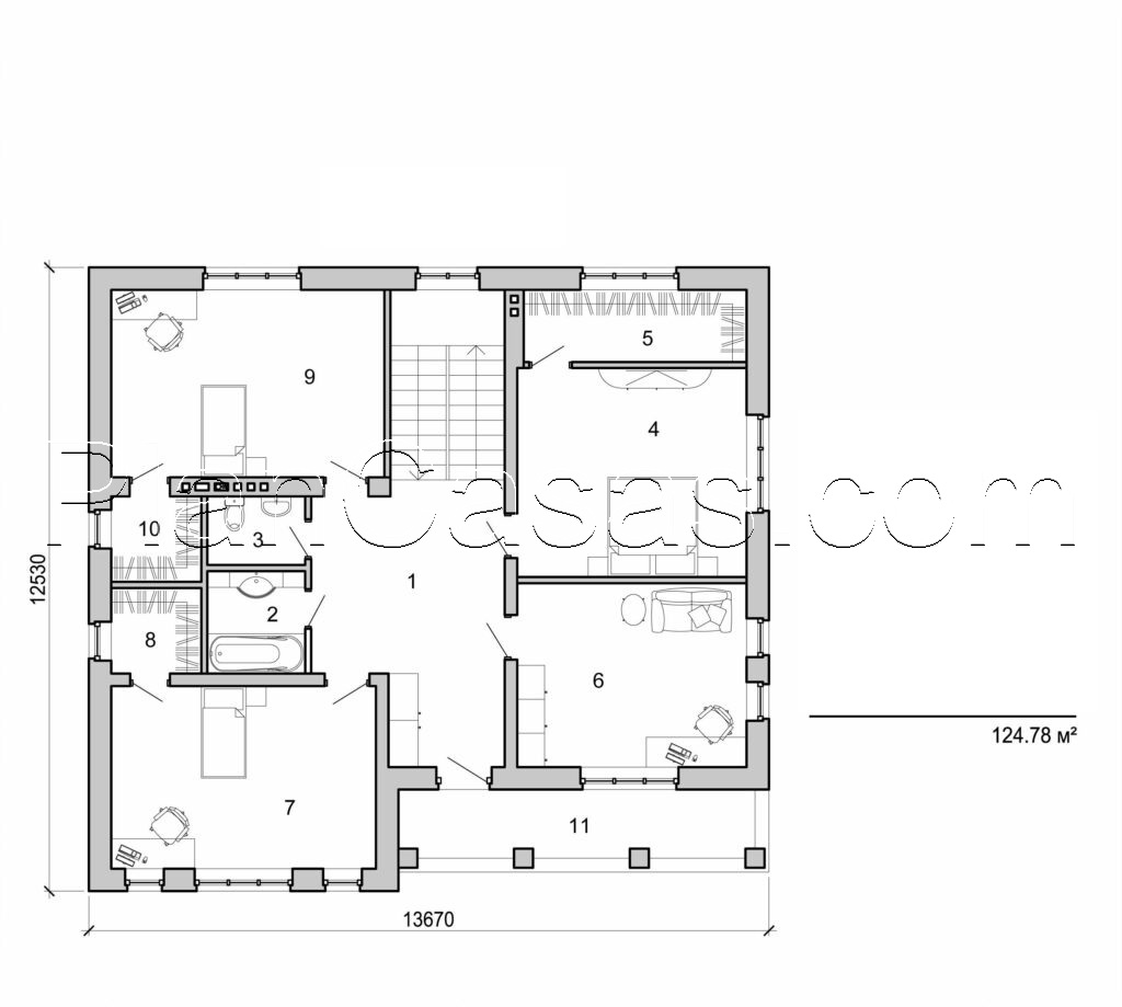 Visualization gallery - Two storey house