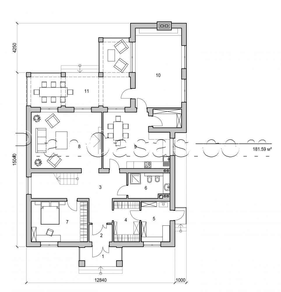 Visualization gallery - Two storey cottage