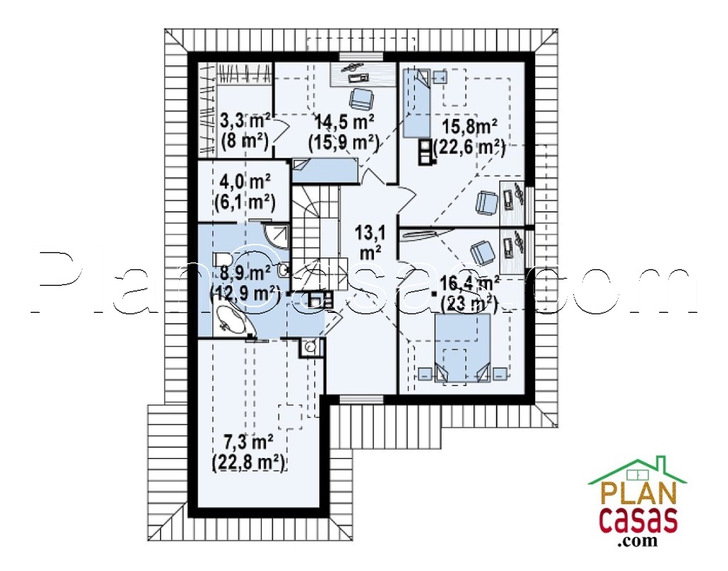 Visualization gallery - Two storey beautiful house