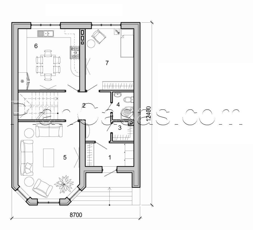 Visualization gallery - Two storey house