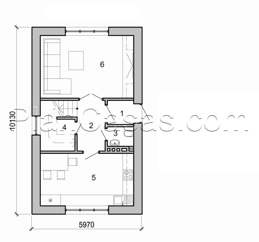 Visualization gallery - Small 2 storey house