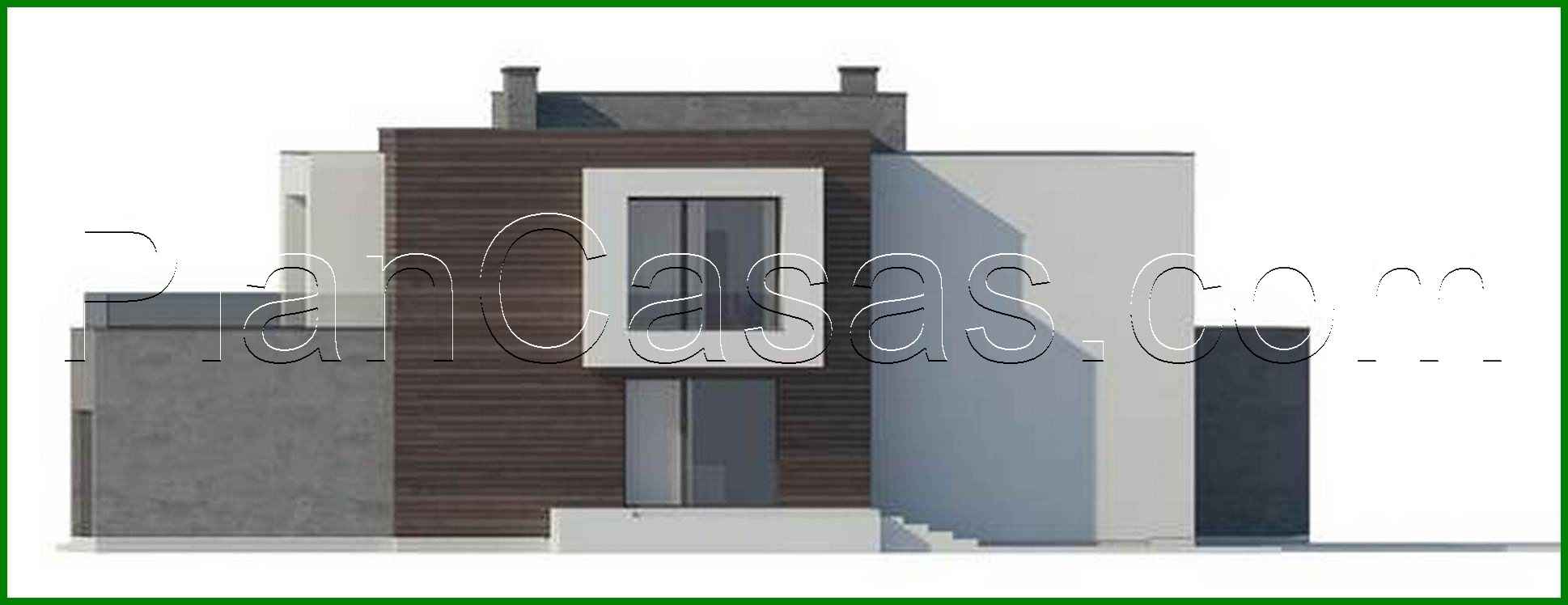 Visualization gallery - Two-story flat-roof mansion