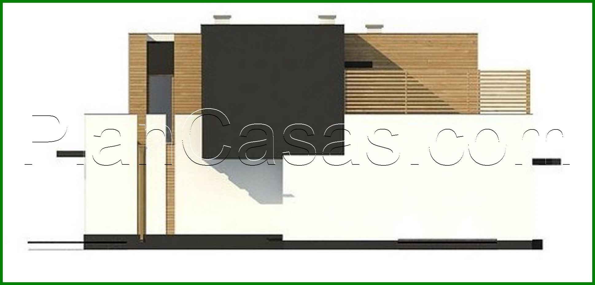 Visualization gallery - Project of a modern mansion with two kitchens