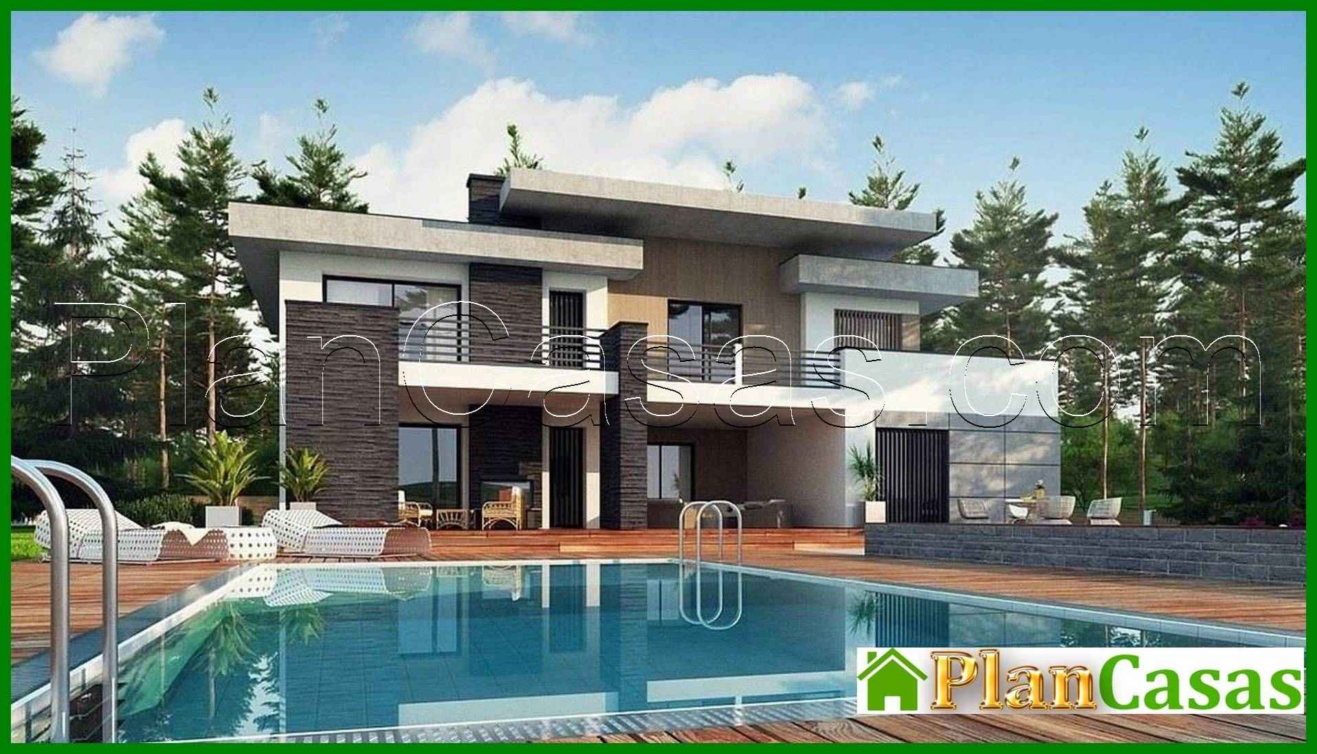 Modern beautiful mansion house plan