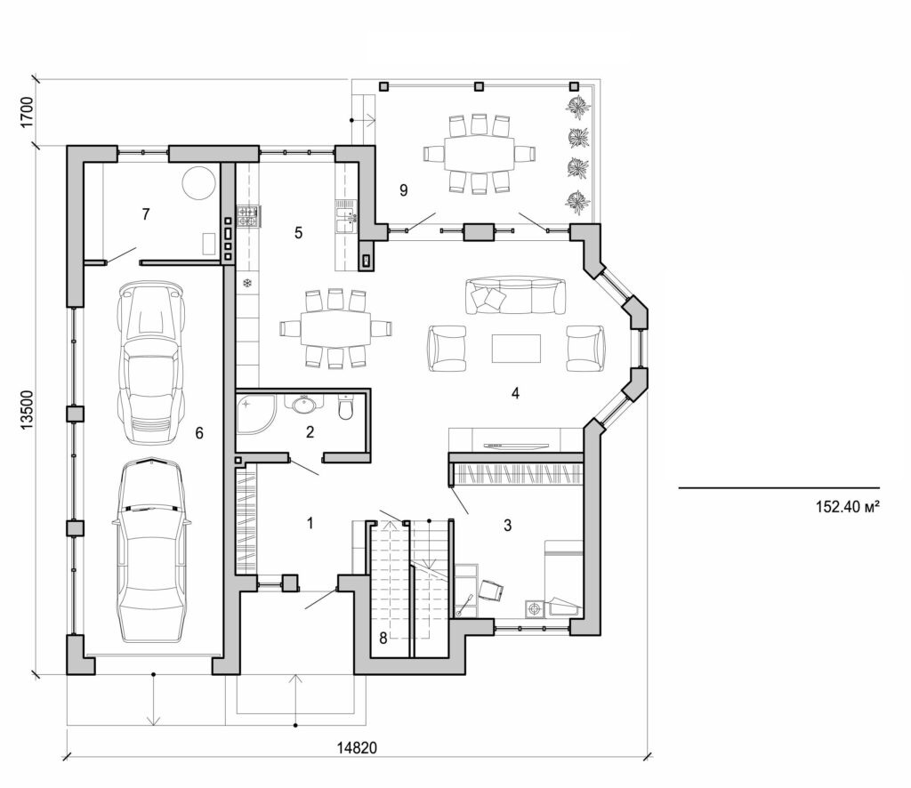 Galería de visualizaciones - Casa de campo de dos plantas