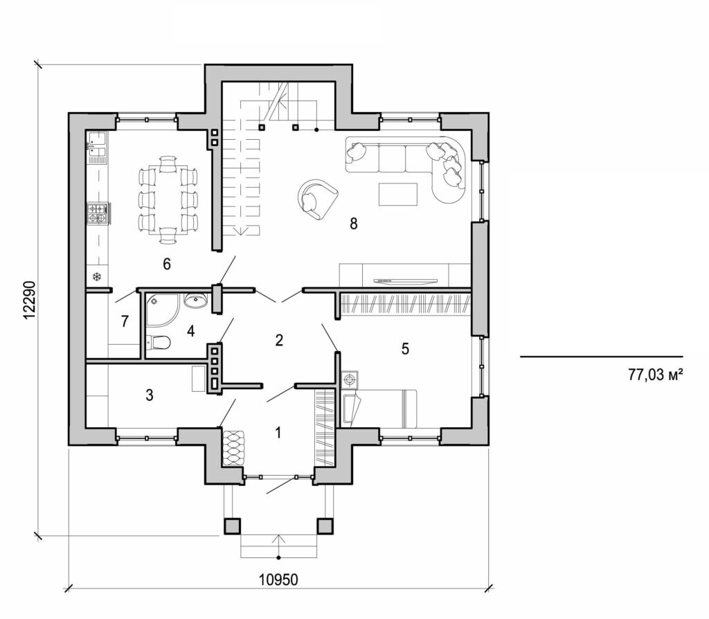 Visualization gallery - Two storey house