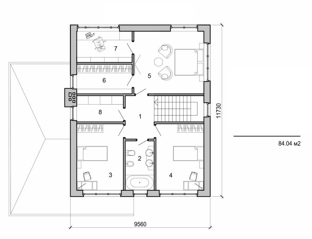 Visualization gallery - Two storey house