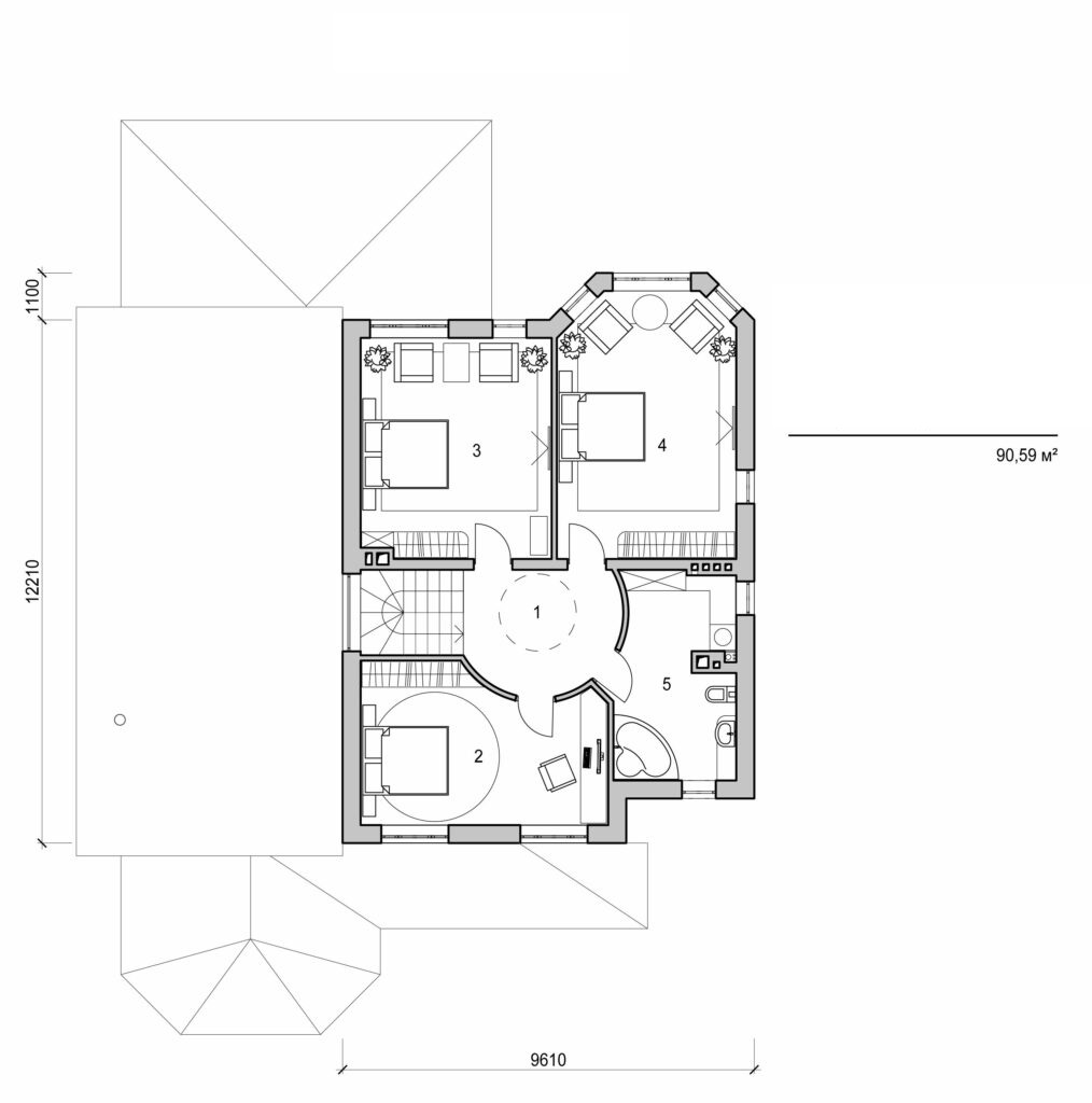 Visualization gallery - Two storey house
