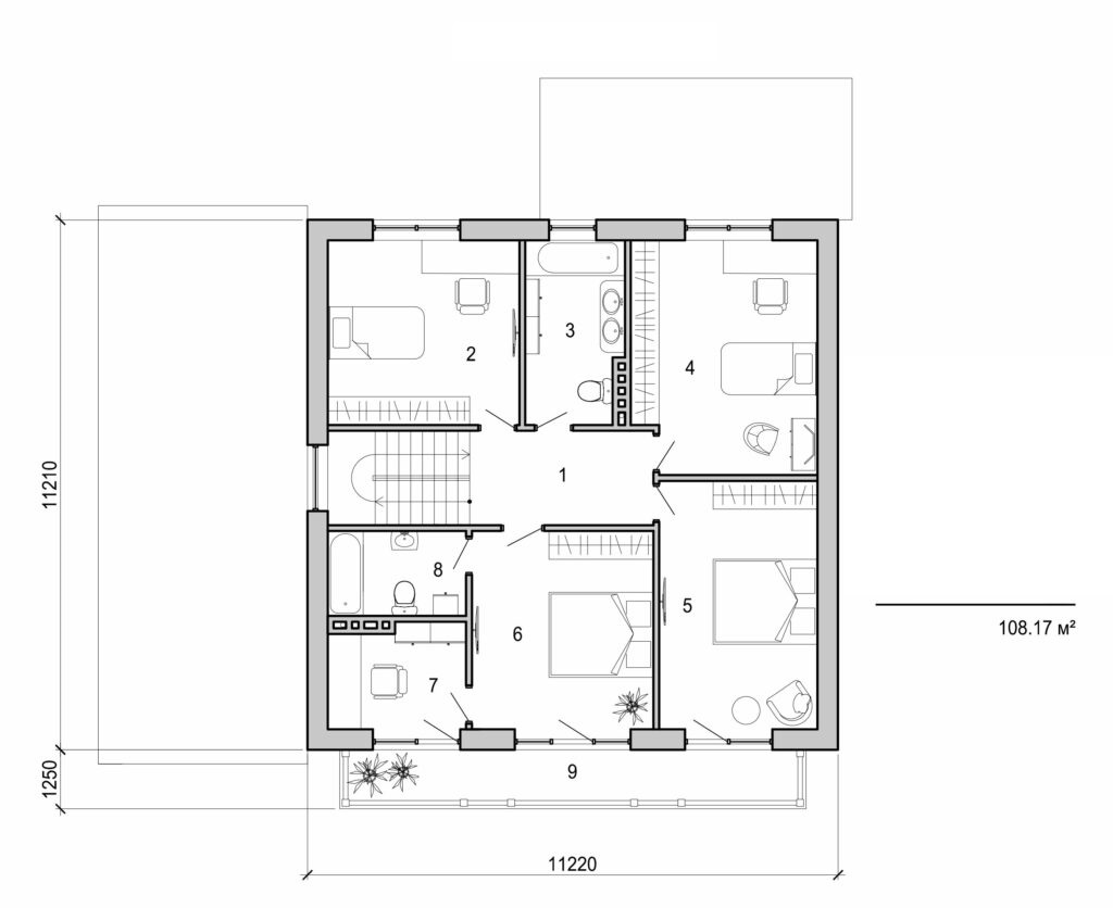 Visualization gallery - Two storey house
