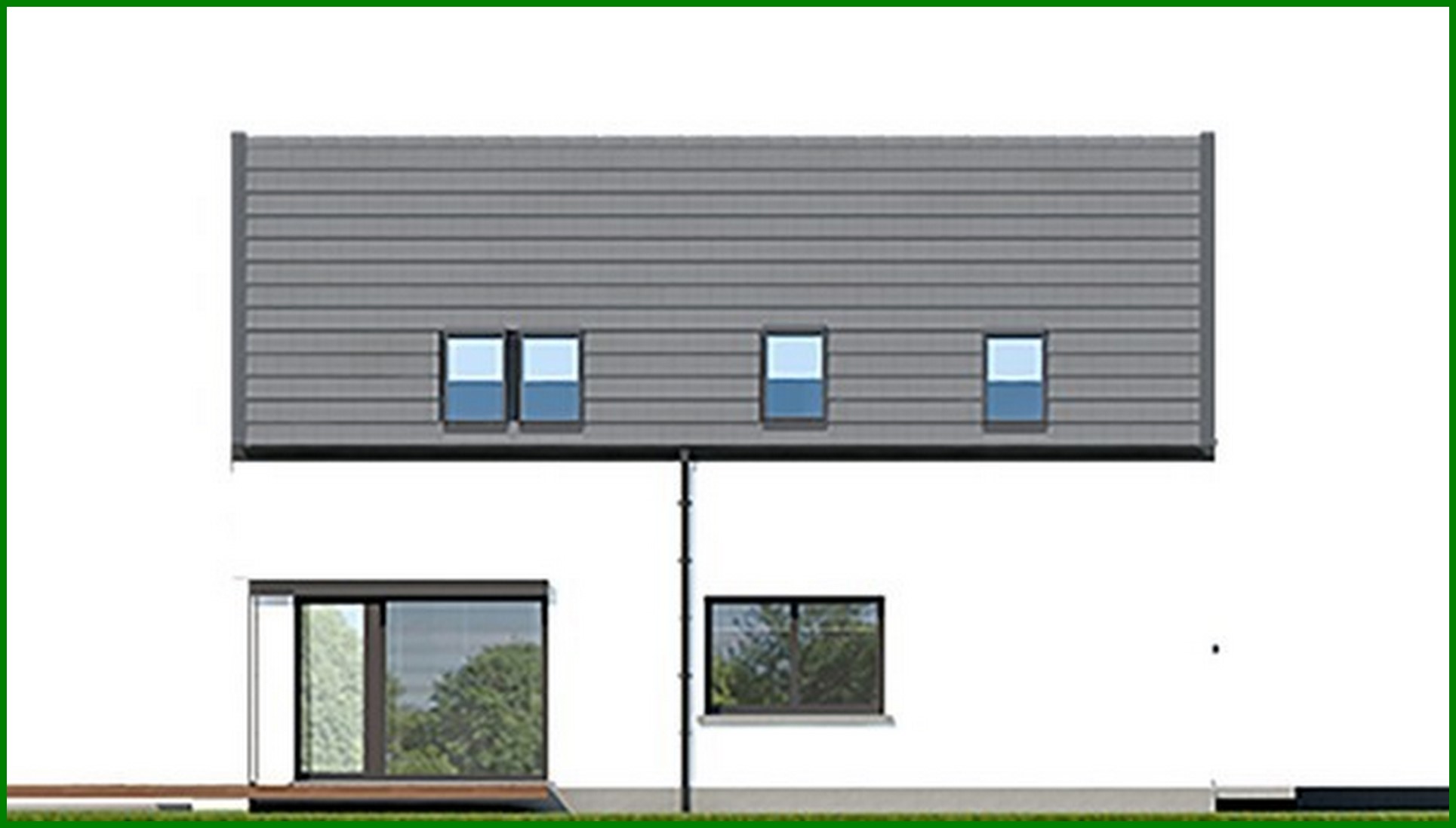 Visualization gallery - Stylish country two-story house