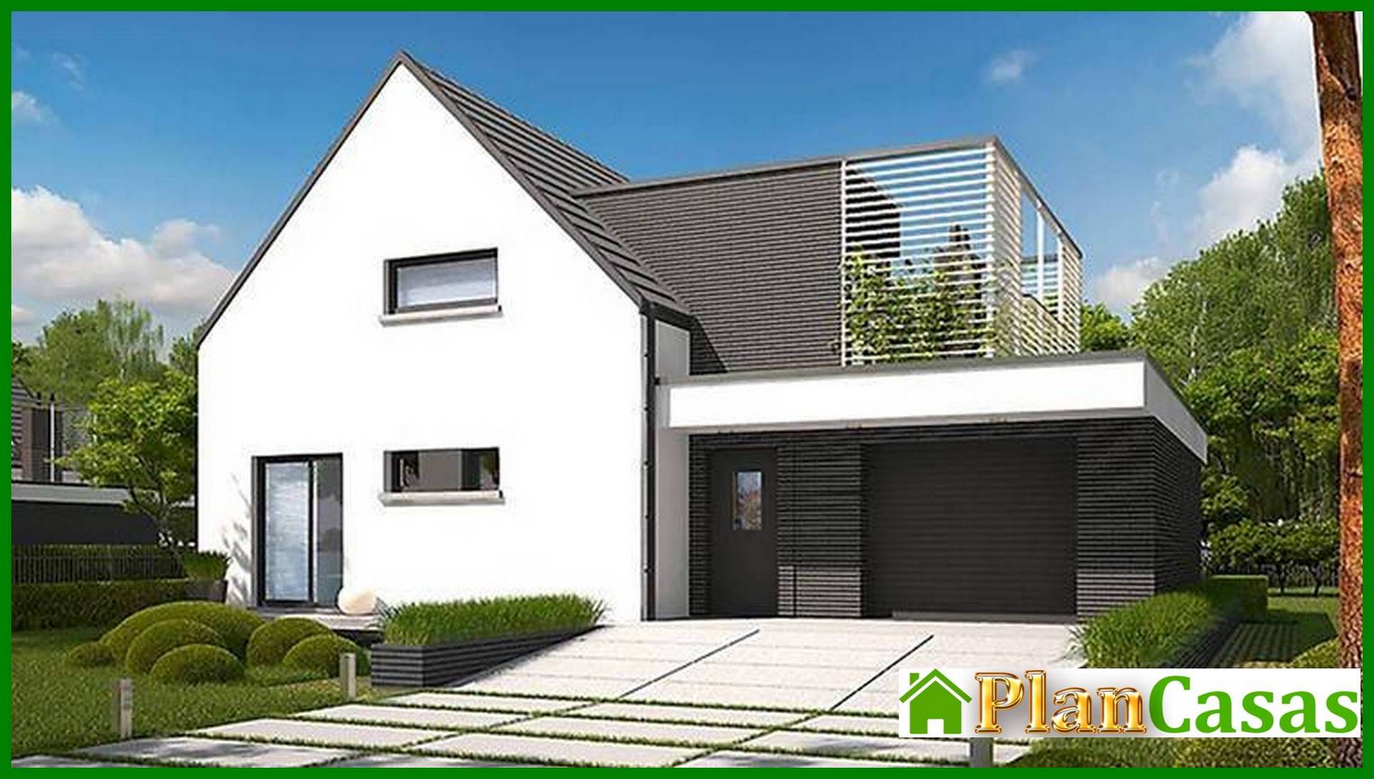 Visualization gallery - Stylish country two-story house