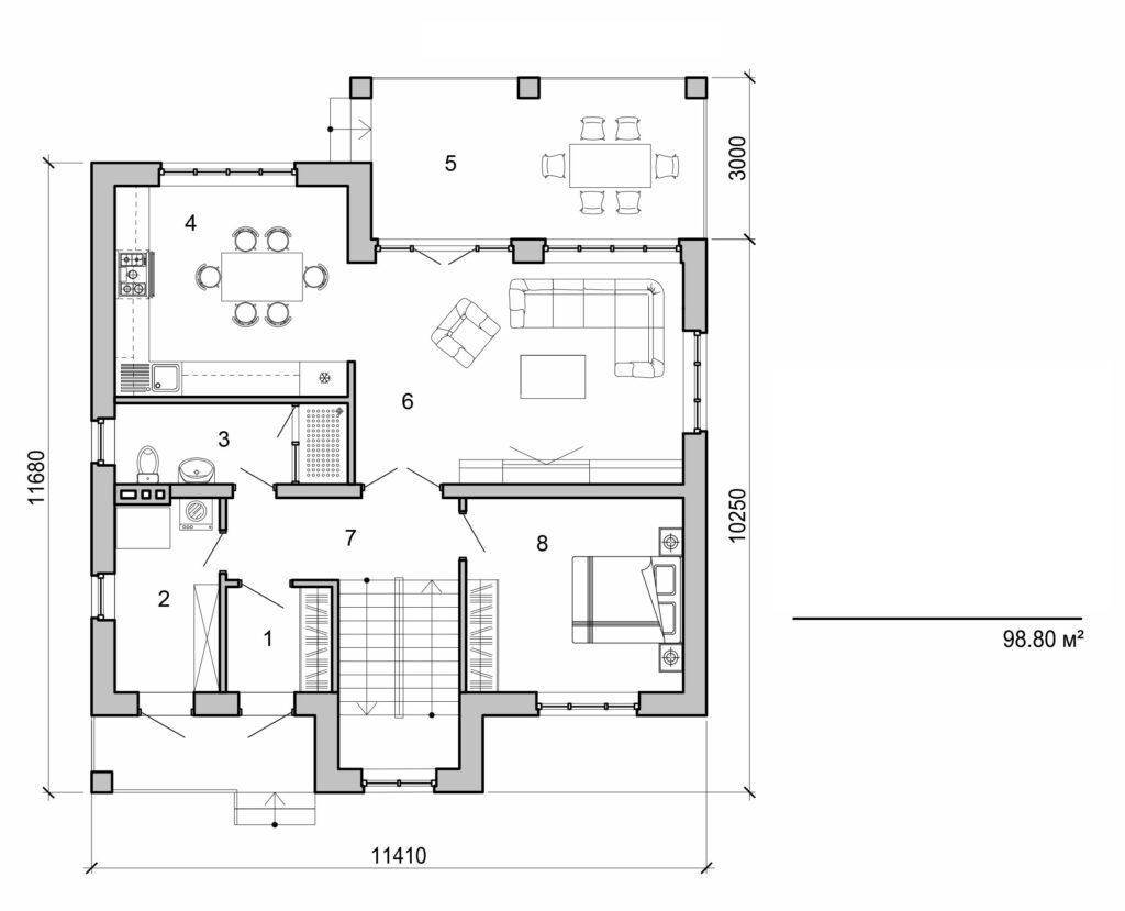 Visualization gallery - Two storey house