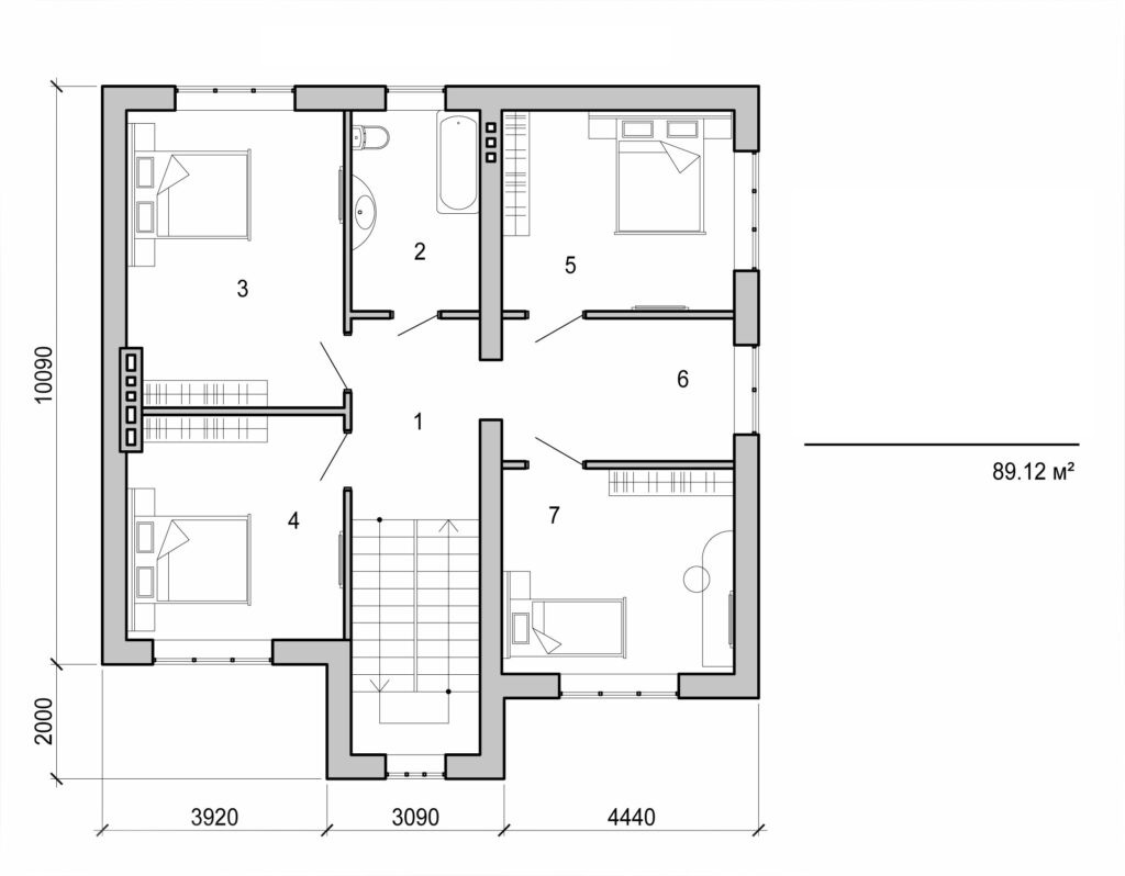 Visualization gallery - Two storey house