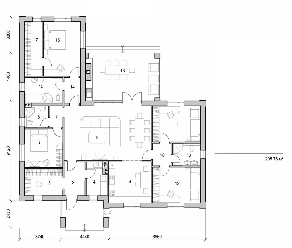 Visualization gallery - One storey cottage