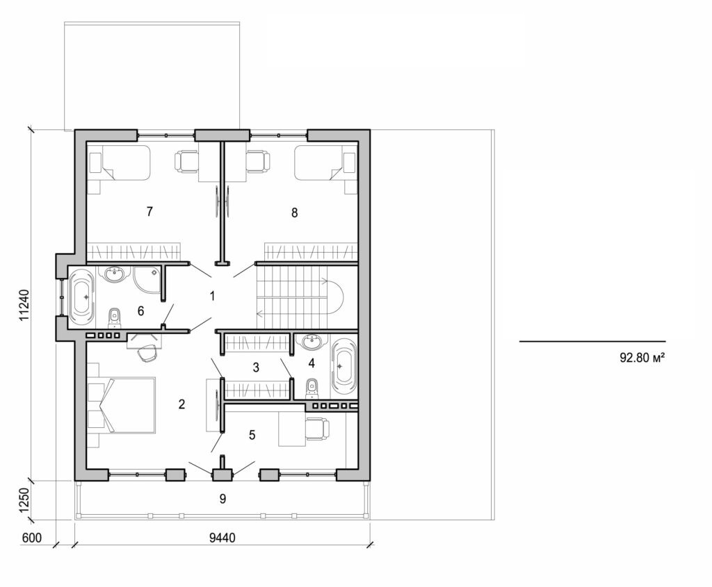 Visualization gallery - Two storey house