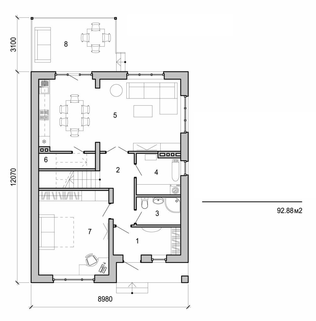 Visualization gallery - Two storey house