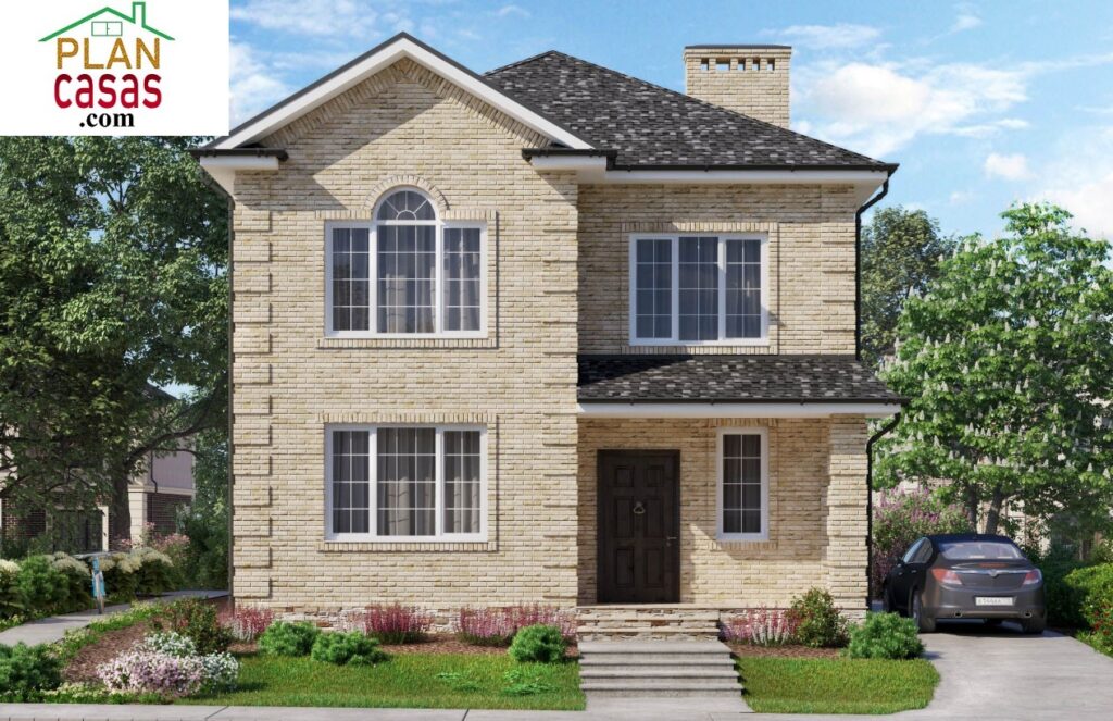 Two storey house house plan