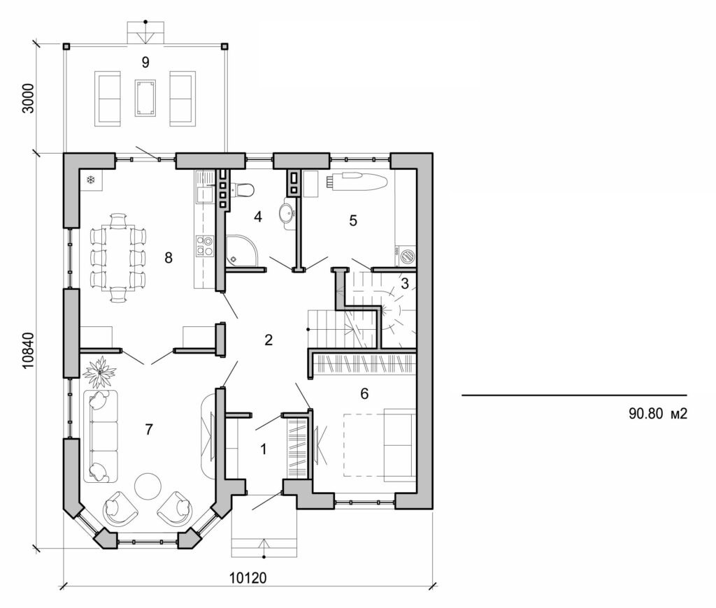 Visualization gallery - Two storey house