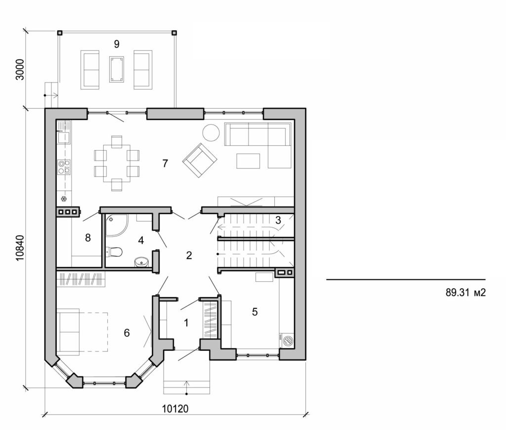 Visualization gallery - Two storey house