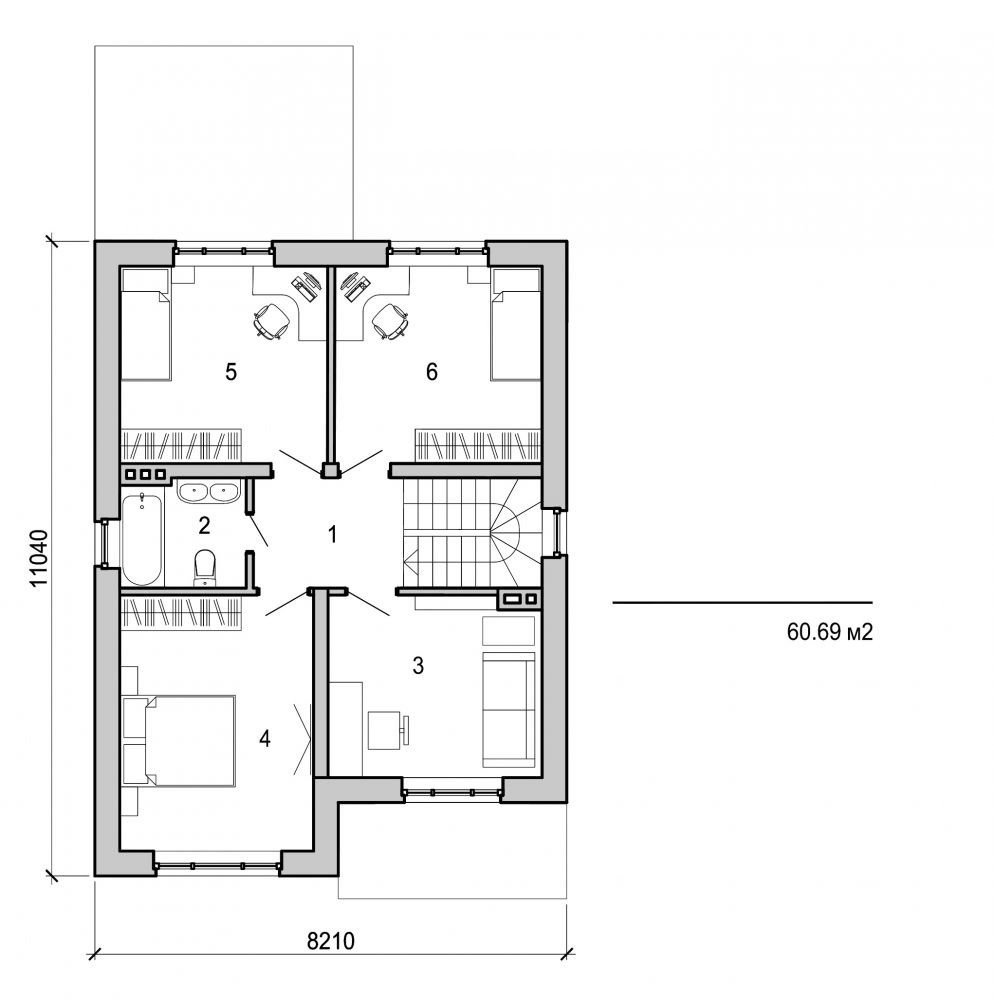 Visualization gallery - Two storey house