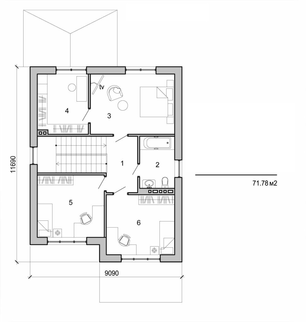 Visualization gallery - Two storey house