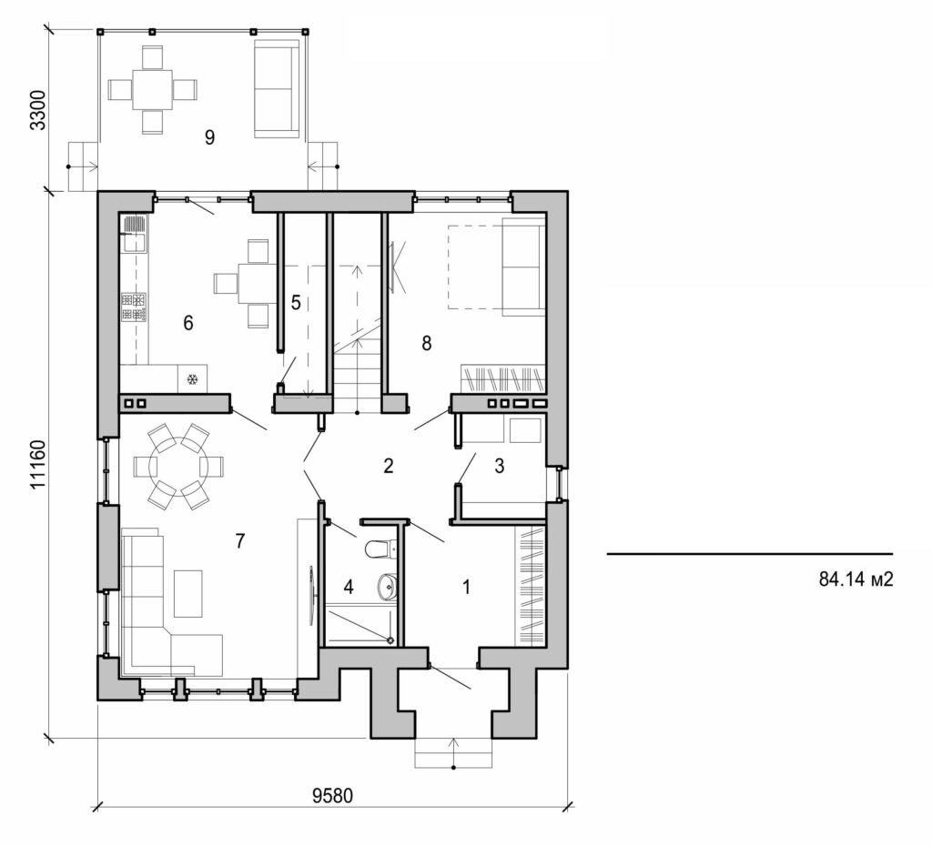 Visualization gallery - Two storey house