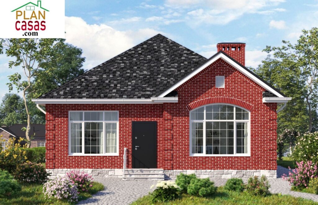 One storey house house plan