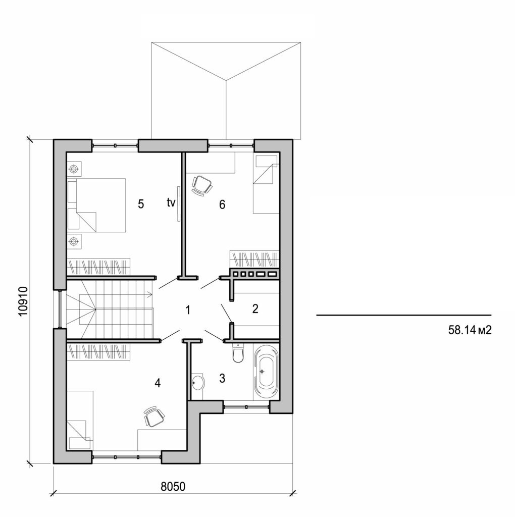 Visualization gallery - Two storey house