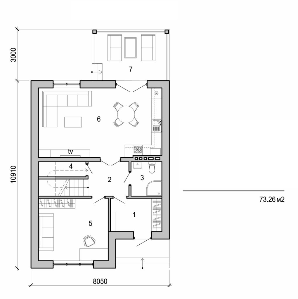 Visualization gallery - Two storey house