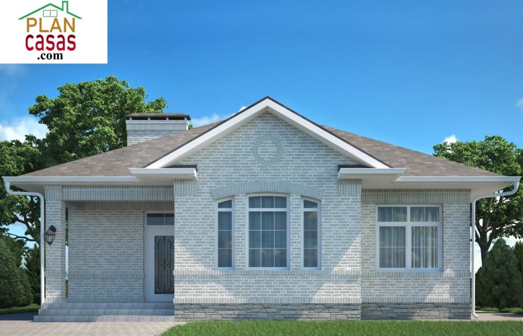 One storey house house plan