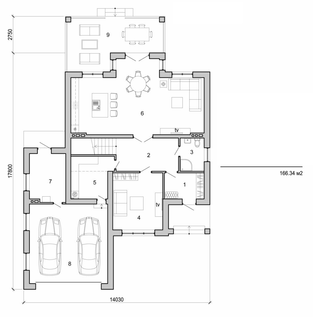 Visualization gallery - Two storey house