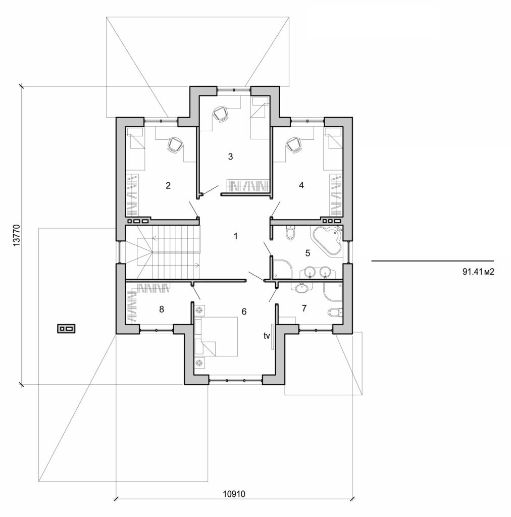 Visualization gallery - Two storey house