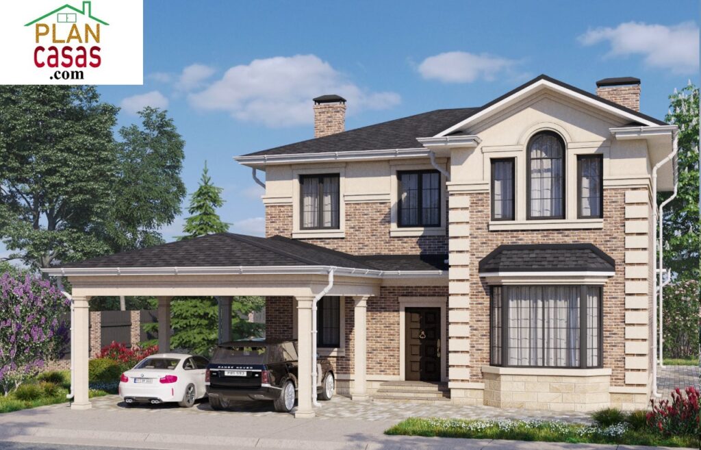 Two storey cottage house plan