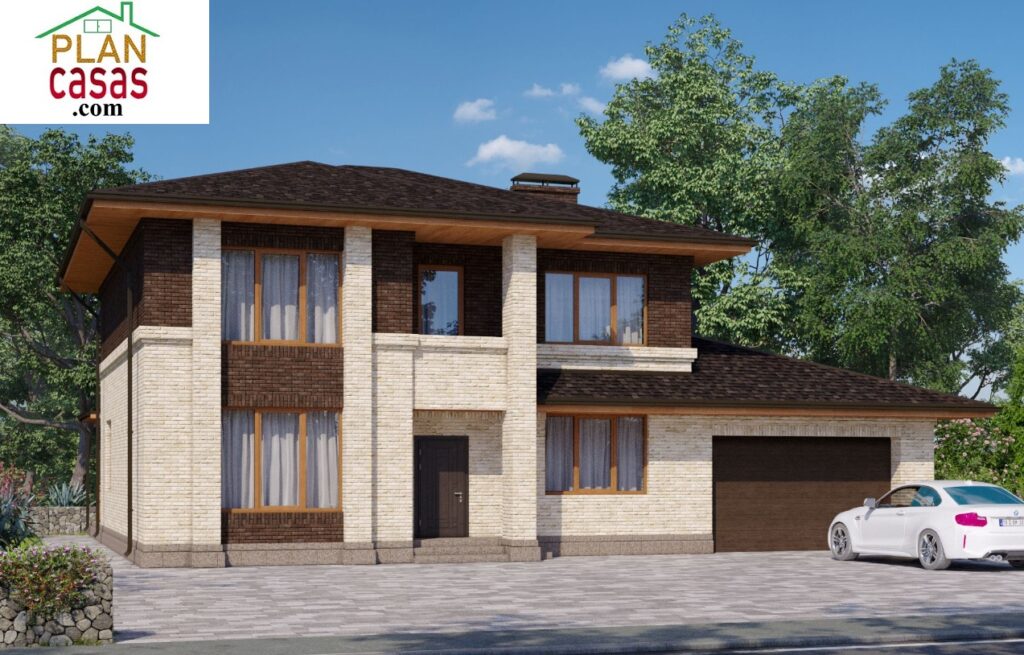 Two storey cottage house plan