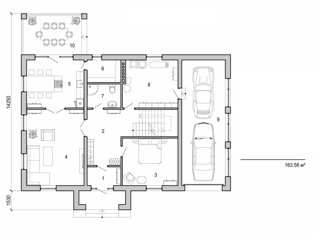 Visualization gallery - Two storey house