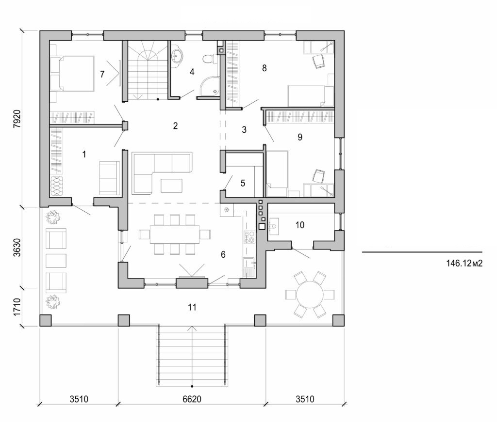 Visualization gallery - One storey cottage