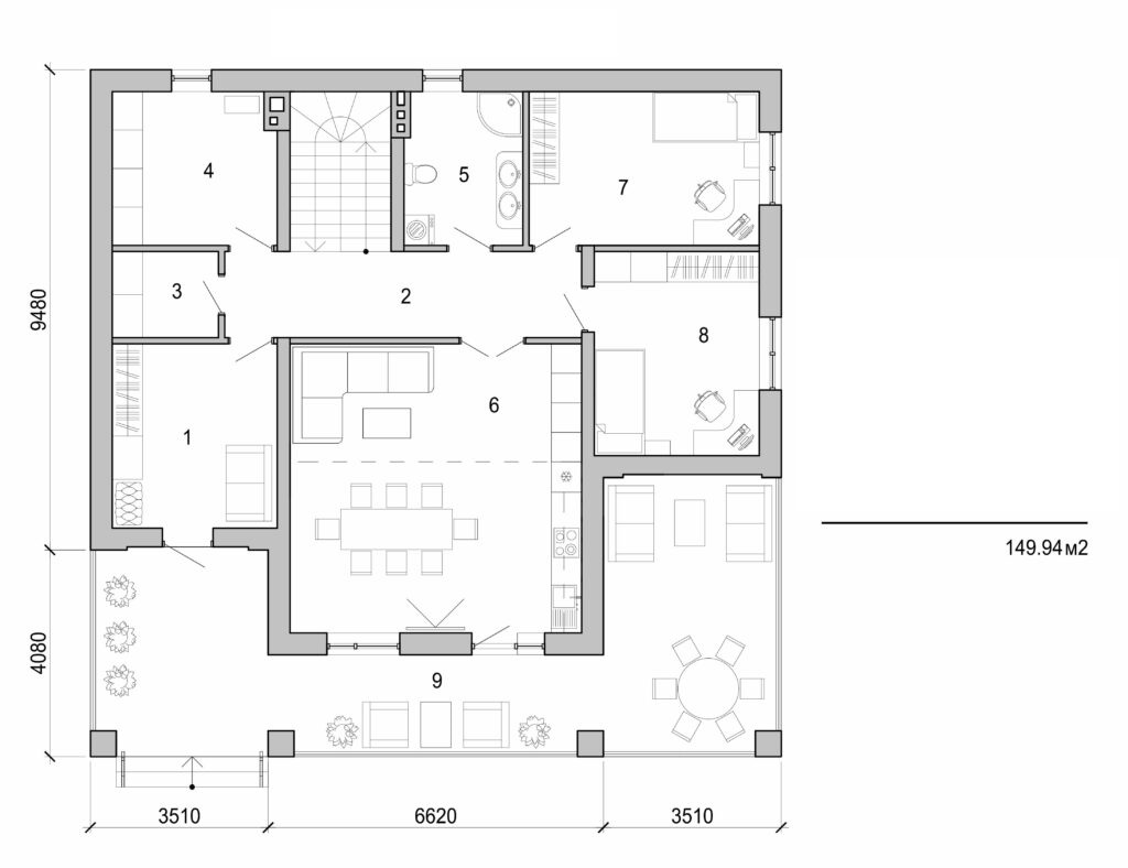 Visualization gallery - One storey cottage